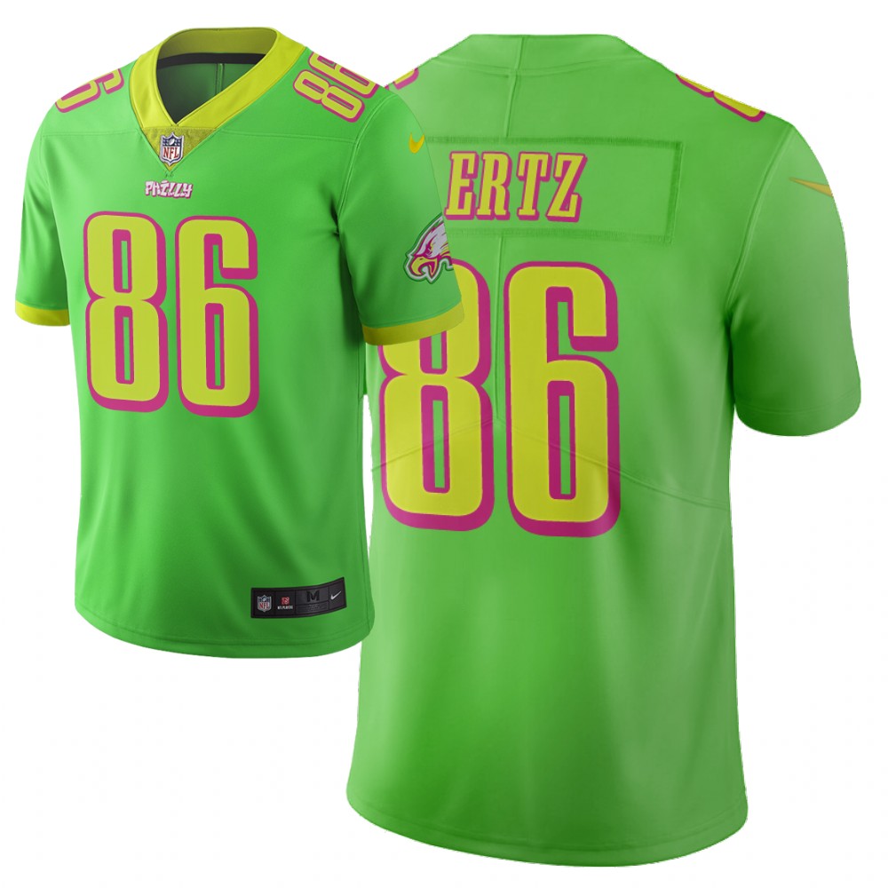 Men Nike NFL Philadelphia Eagles #86 zach ertz Limited city edition green jersey->dallas cowboys->NFL Jersey
